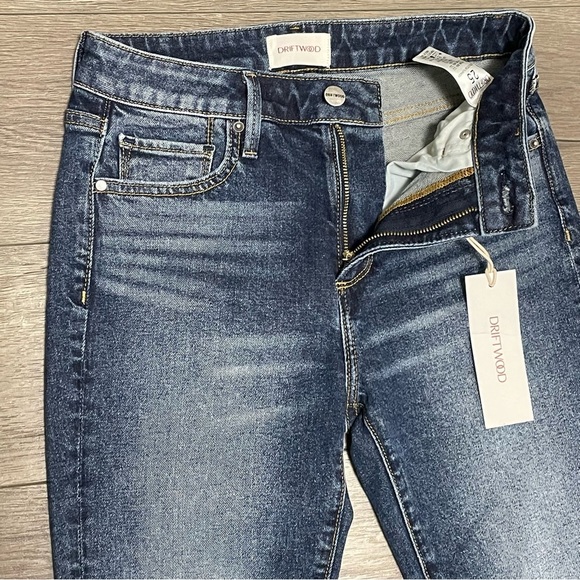 DRIFTWOOD AUDRY STRAIGHT LEG JEANS Medium Wash W 25 L 31 NWT - Picture 5 of 9